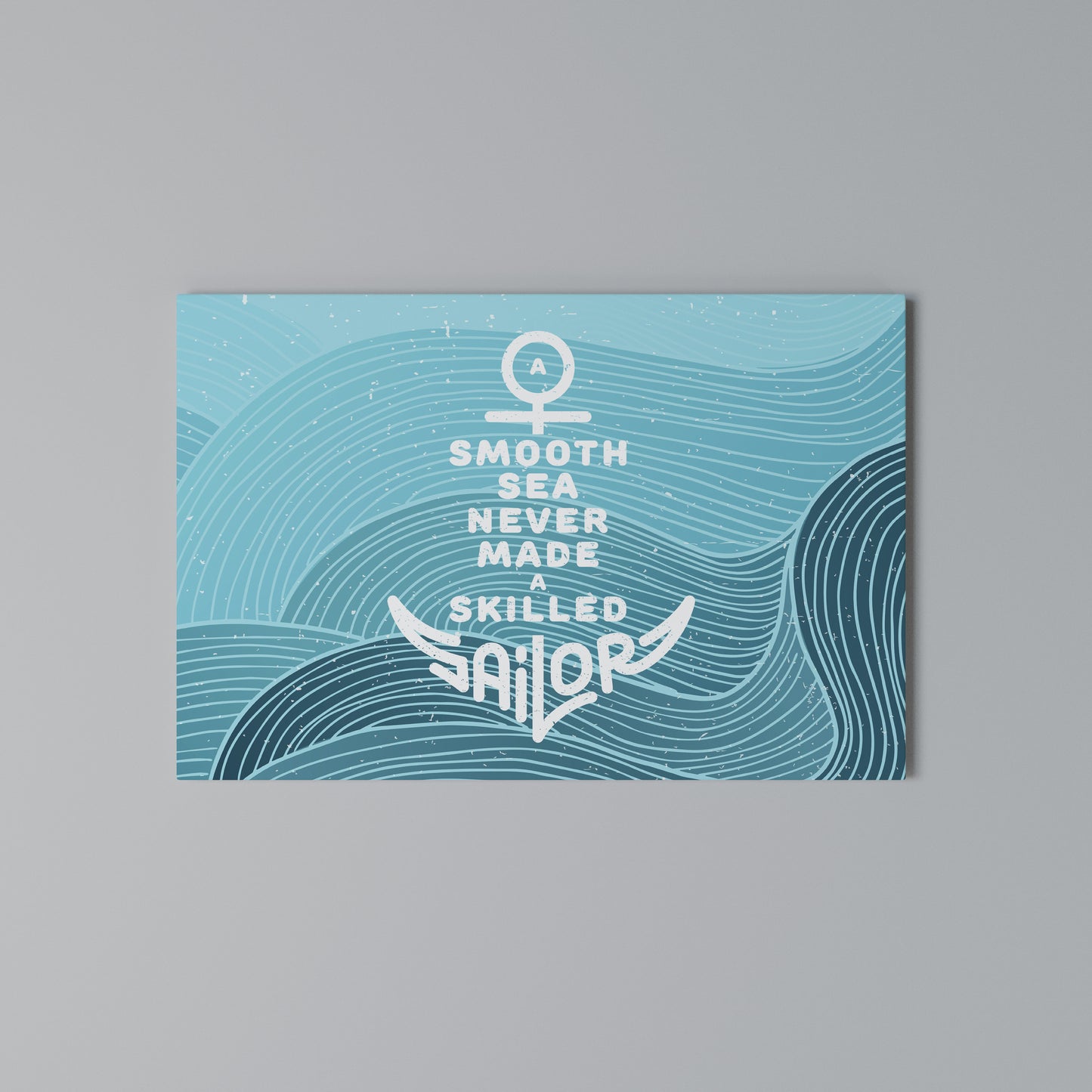SKILLED SAILOR Horizontal Canvas Print