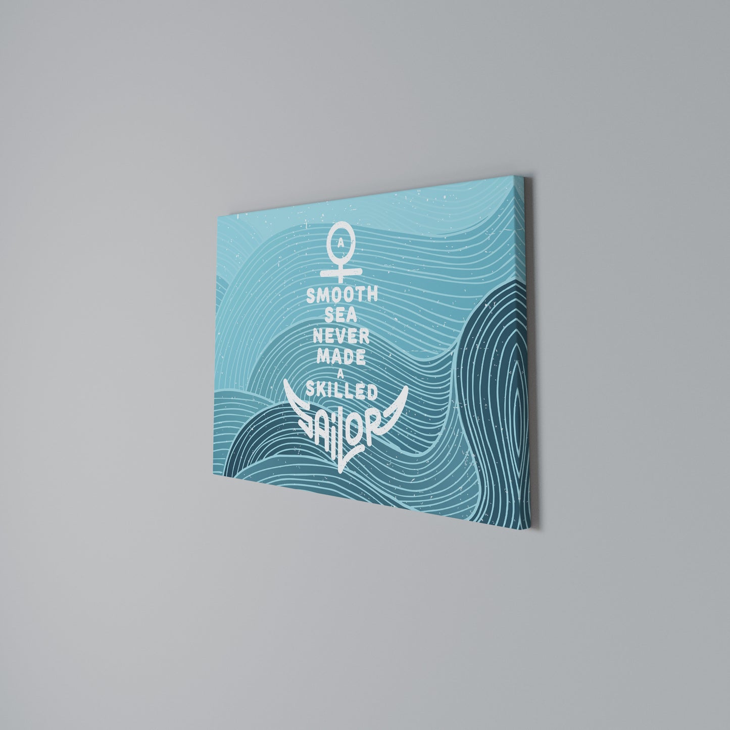 SKILLED SAILOR Horizontal Canvas Print