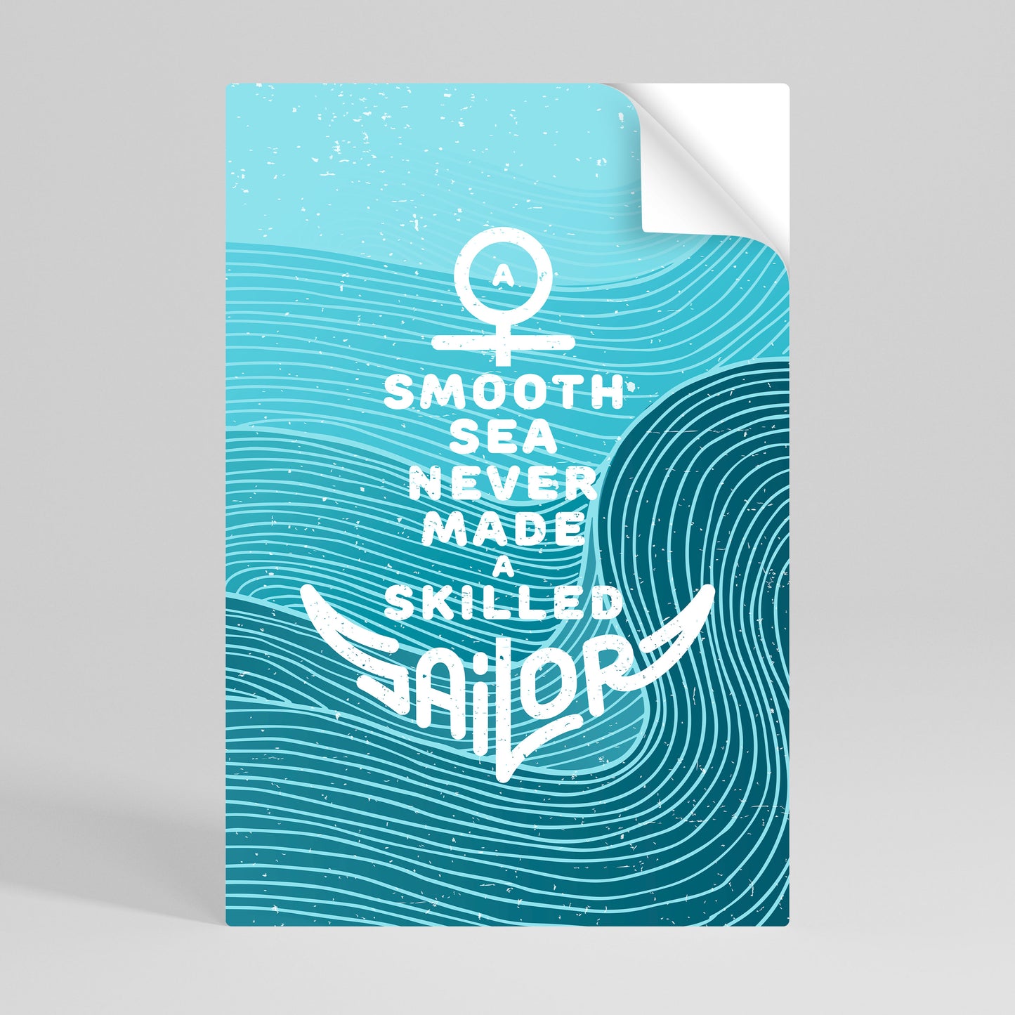 SKILLED SAILOR Självhäftande Vertikal Poster