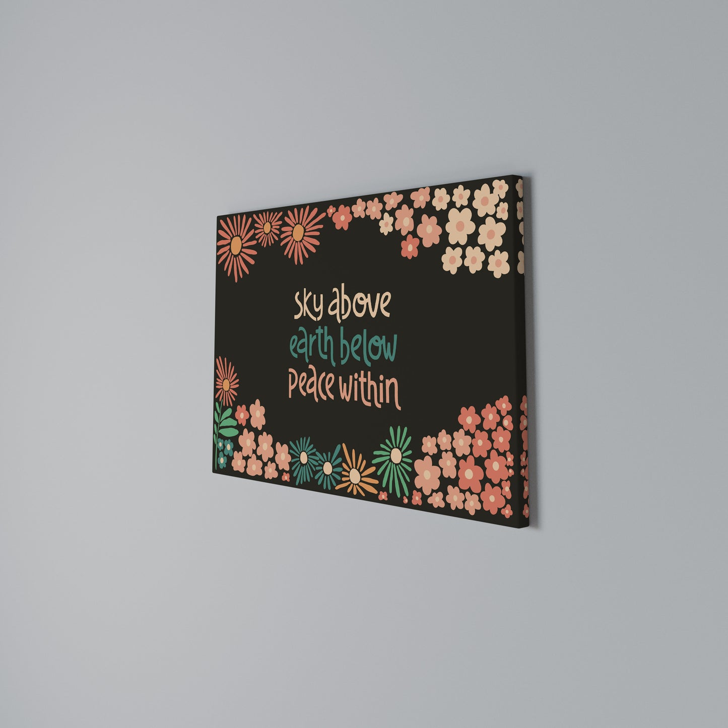 PEACE WITHIN Horizontal Canvas Print