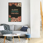 FRED INOM DIG, vertikal poster med självhäftande text