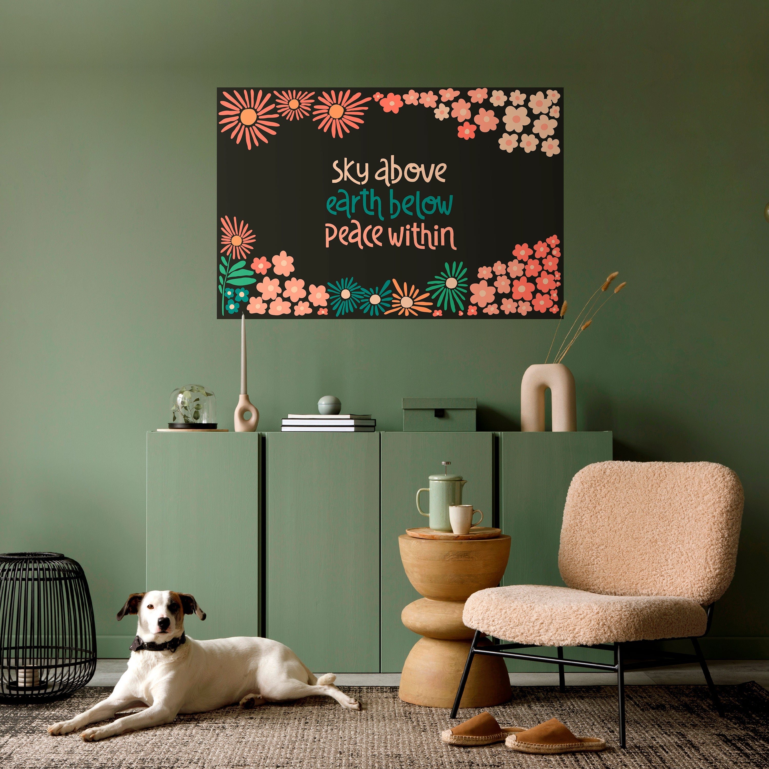 FRED INOM DETTA SKICK OCH KLISTER Horisontell Poster