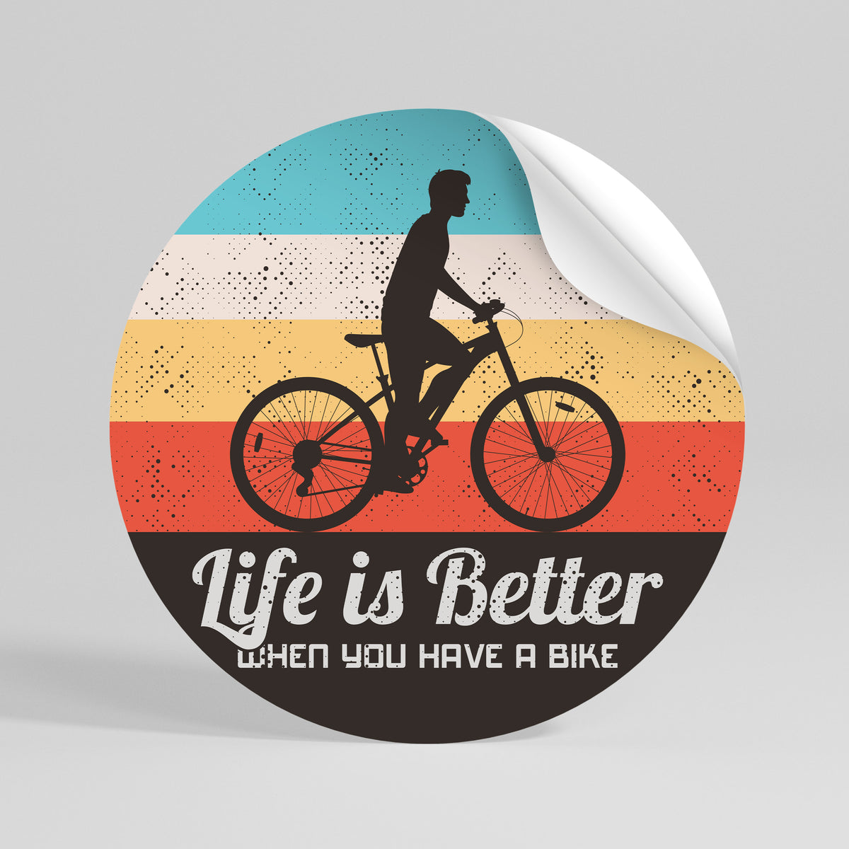 BETTER LIFE Rund väggdekal