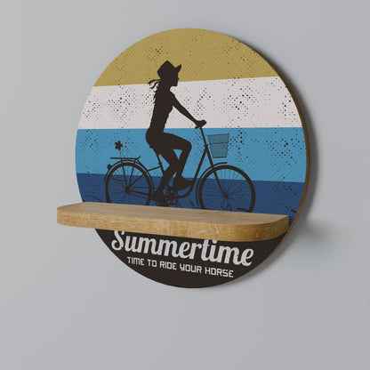 SUMMERTIME Rund Konsthylla I Ekeffekt