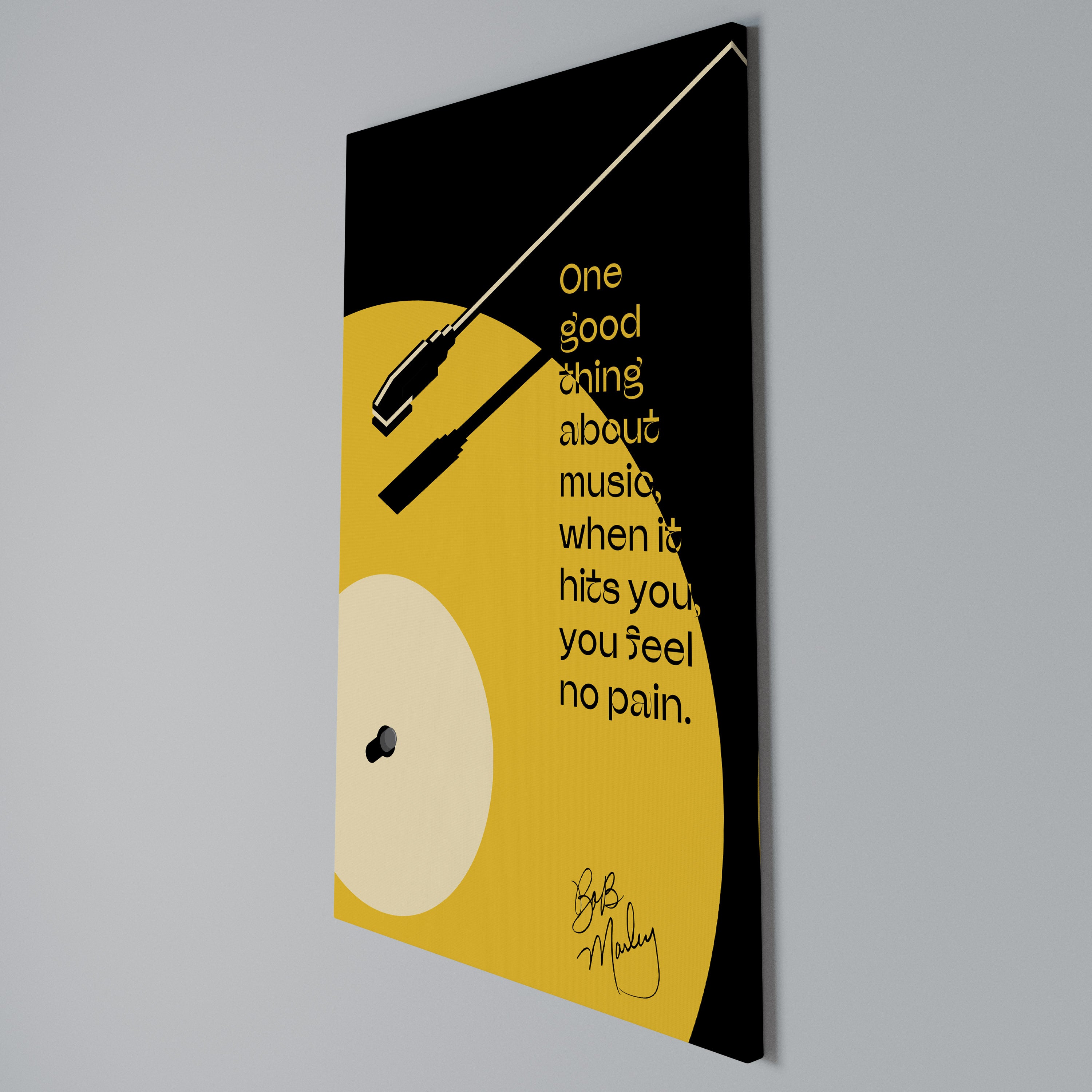 MUSIC - NO PAIN Vertical Canvas Print