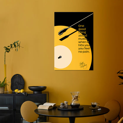 MUSIC - NO PAIN Vertical Canvas Print