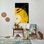 MUSIK - INGEN SMÄRTA Vertikal affisch med självhäftande text