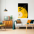 MUSIK - INGEN SMÄRTA Vertikal affisch med självhäftande text