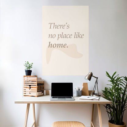 COMFORT ZONE vertikal poster med självhäftande folie