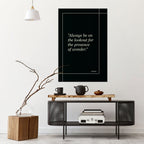 WONDERS AVSLÖJAD Vertikal affisch med självhäftande text