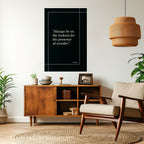 WONDERS AVSLÖJAD Vertikal affisch med självhäftande text