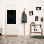 WONDERS AVSLÖJAD Vertikal affisch med självhäftande text