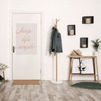 MINIMALISTISK MANTRA Vertikal Poster med självhäftande motiv