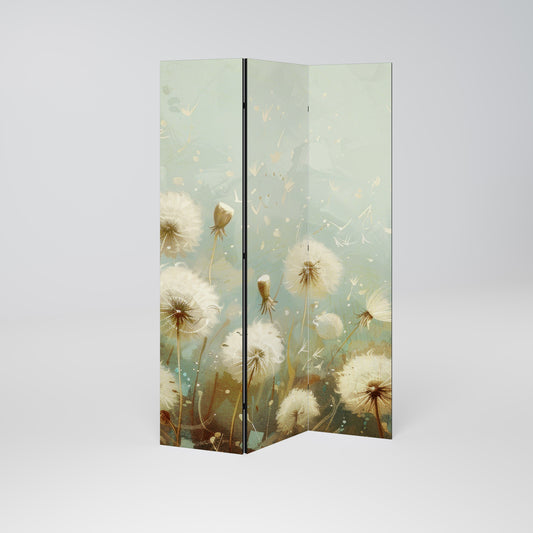 DREAMY MEADOW Dekorativ rumsavdelare med 3 paneler