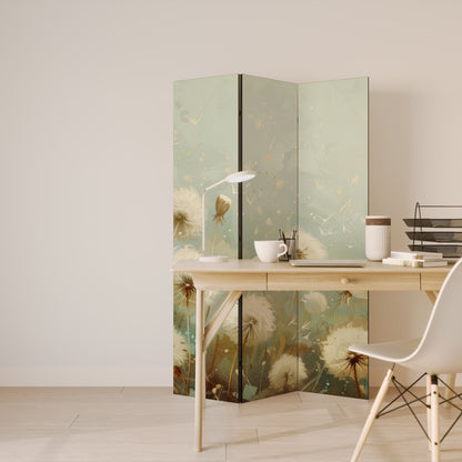 DREAMY MEADOW Decorative 3-Panel Room Divider