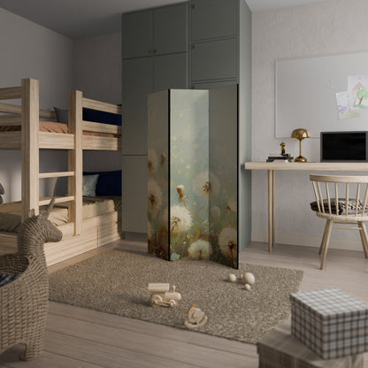 DREAMY MEADOW Decorative 3-Panel Room Divider