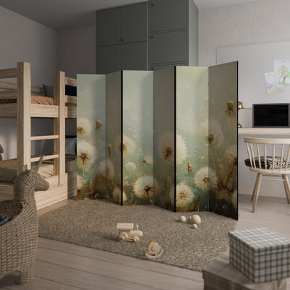 DREAMY MEADOW Decorative 6-Panel Room Divider