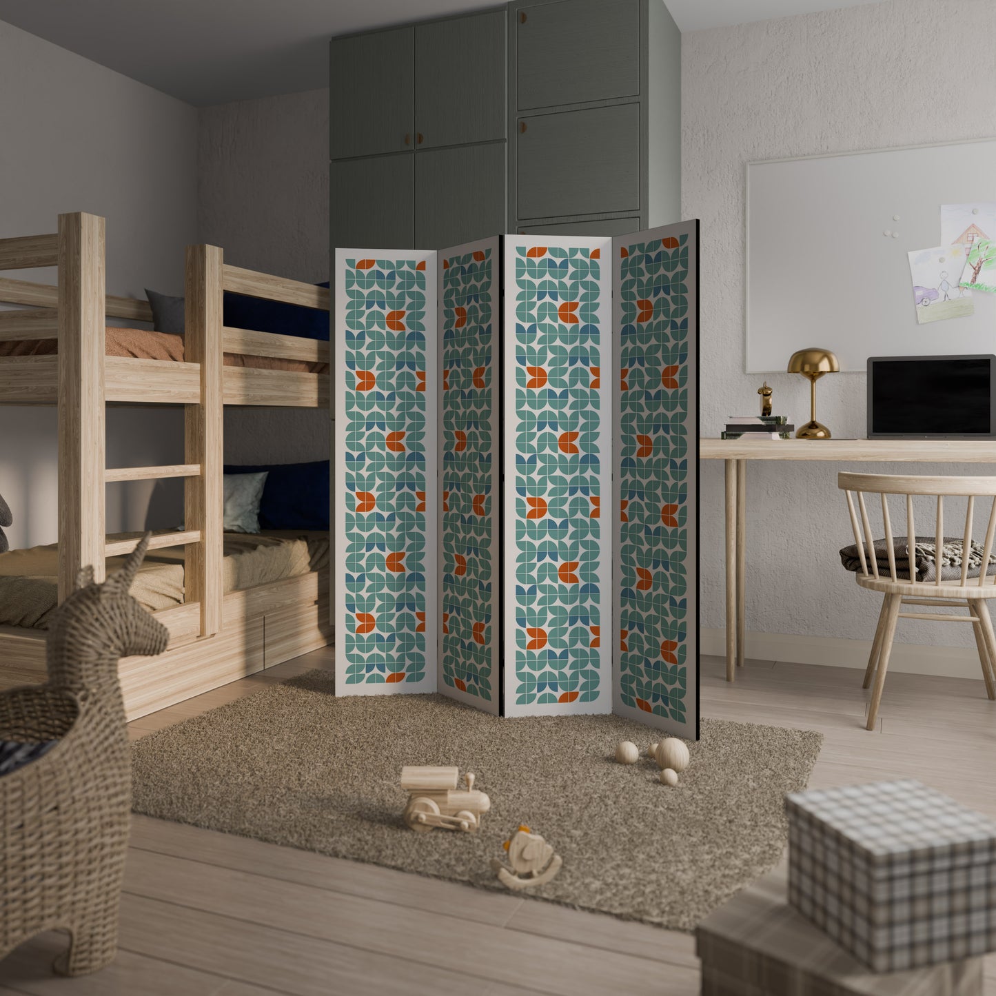 BE THE CHANGE 4-Panel Room Divider