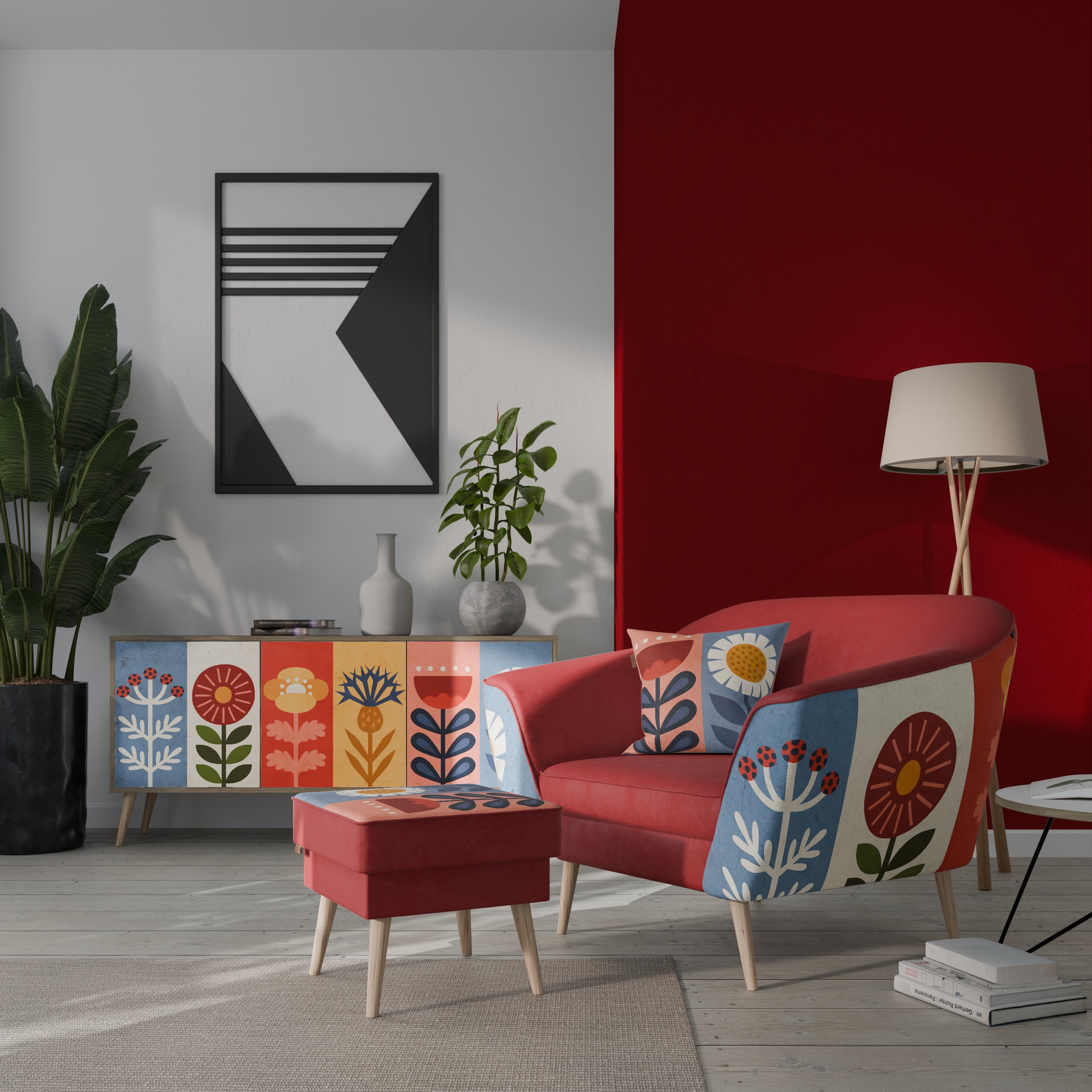 SCANDIC FLOWERET AURORA Fåtölj