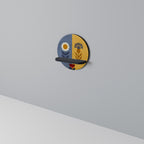 SCANDIC FLORET Round Art Shelf In Black Finish