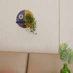 SCANDIC FLORET Round Art Shelf In Black Finish