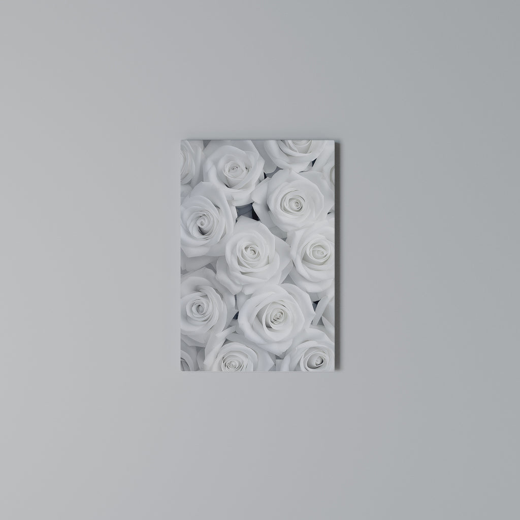 ELEGANCE IN WHITE Vertical Canvas Print