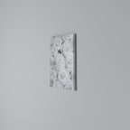 ELEGANCE IN WHITE Vertical Canvas Print