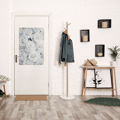 ELEGANCE IN WHITE Peel and Stick Vertical Poster