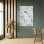 ELEGANS I VITT, självhäftande poster