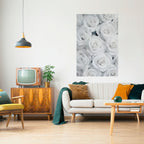 ELEGANS I VITT, självhäftande poster