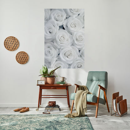 ELEGANCE IN WHITE Peel and Stick Vertical Poster