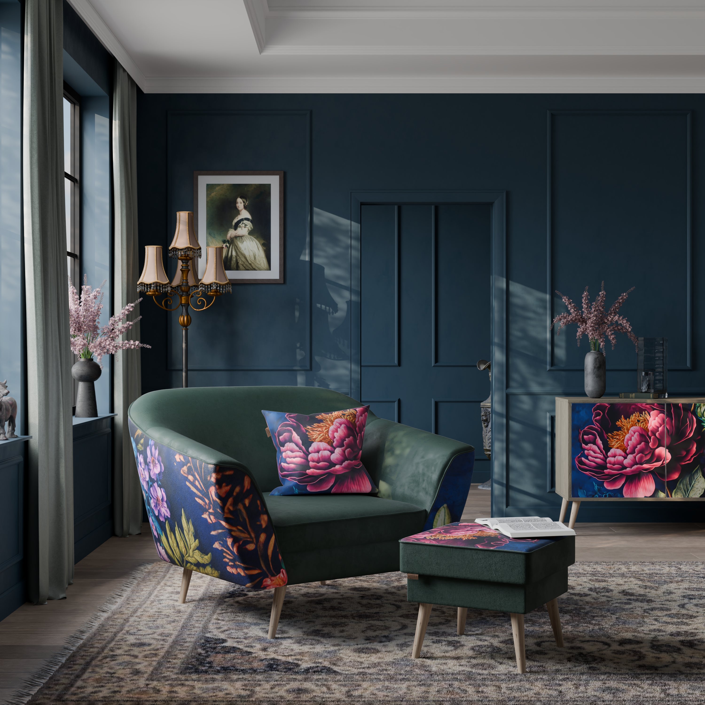 BLOOMING ELEGANCE AURORA Armchair