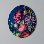 BLOOMING ELEGANCE Round Wall Art