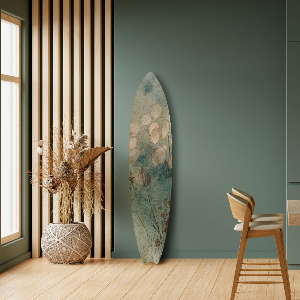 NIGHT LADY Surfboard Decorative Panel