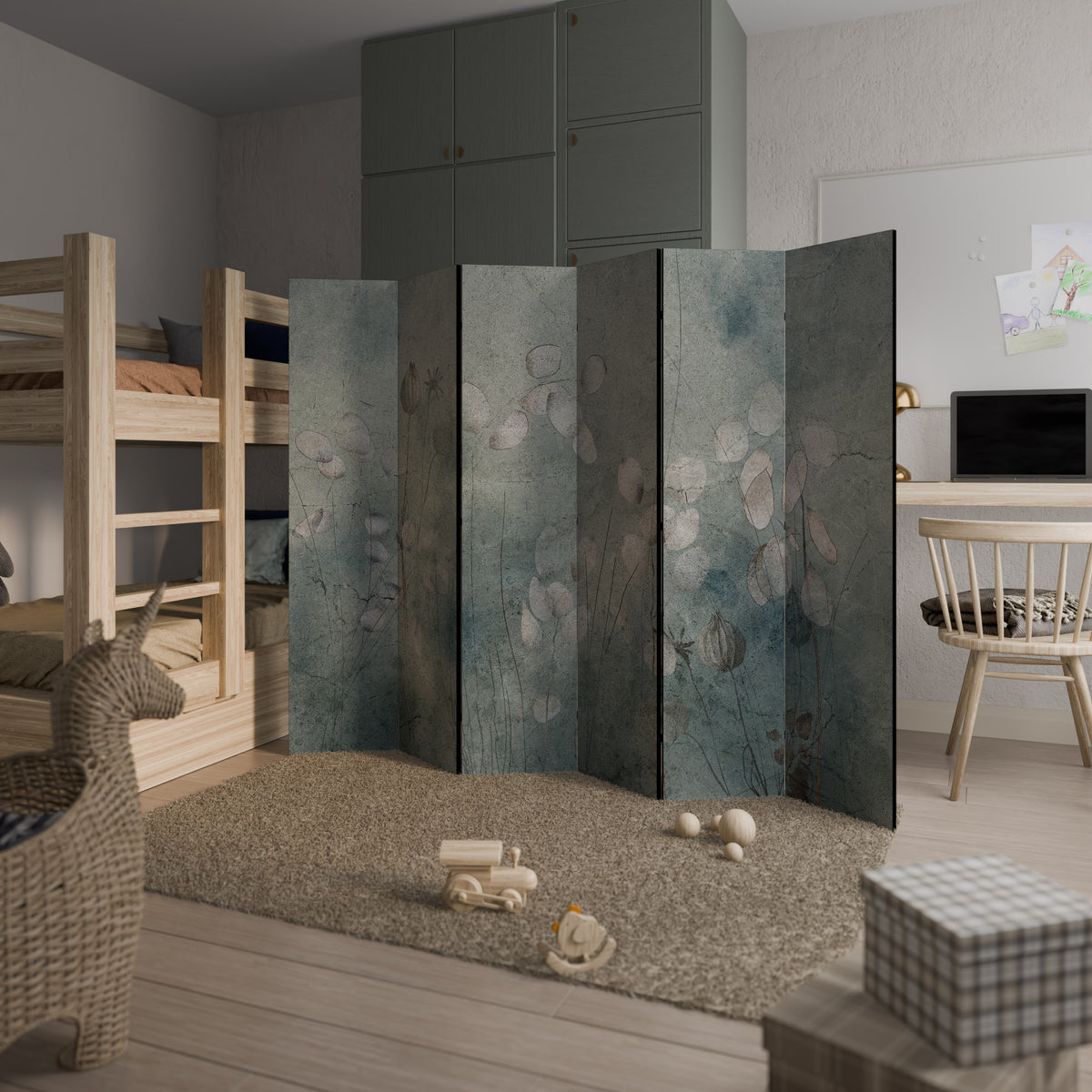 NIGHT LADY 6-Panel Room Divider