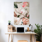 FLORAL GRACE Peel and Stick Vertical Poster