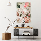 FLORAL GRACE Peel and Stick Vertical Poster