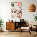 FLORAL GRACE Peel and Stick Vertical Poster