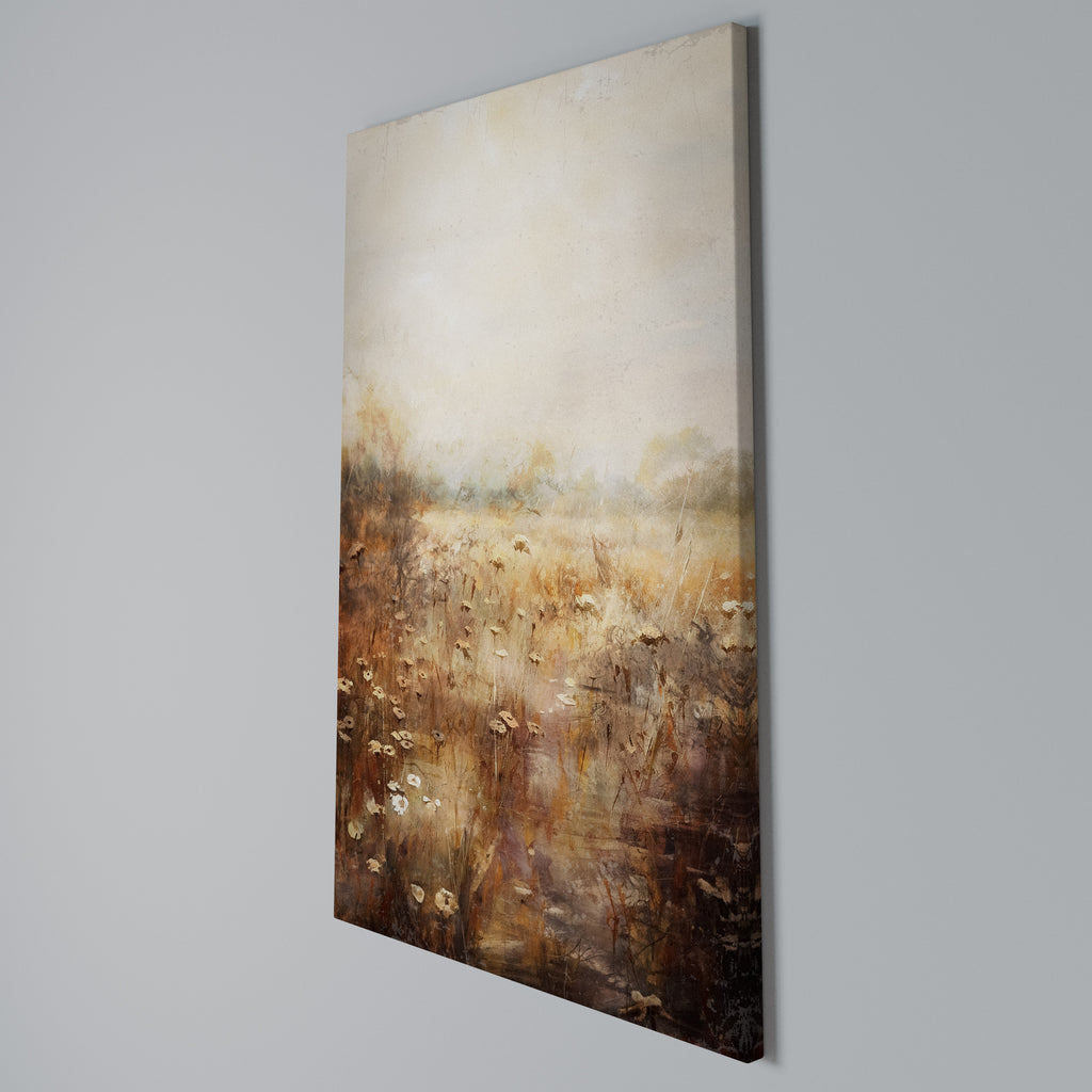 TRANQUIL FIELD Vertical Canvas Print