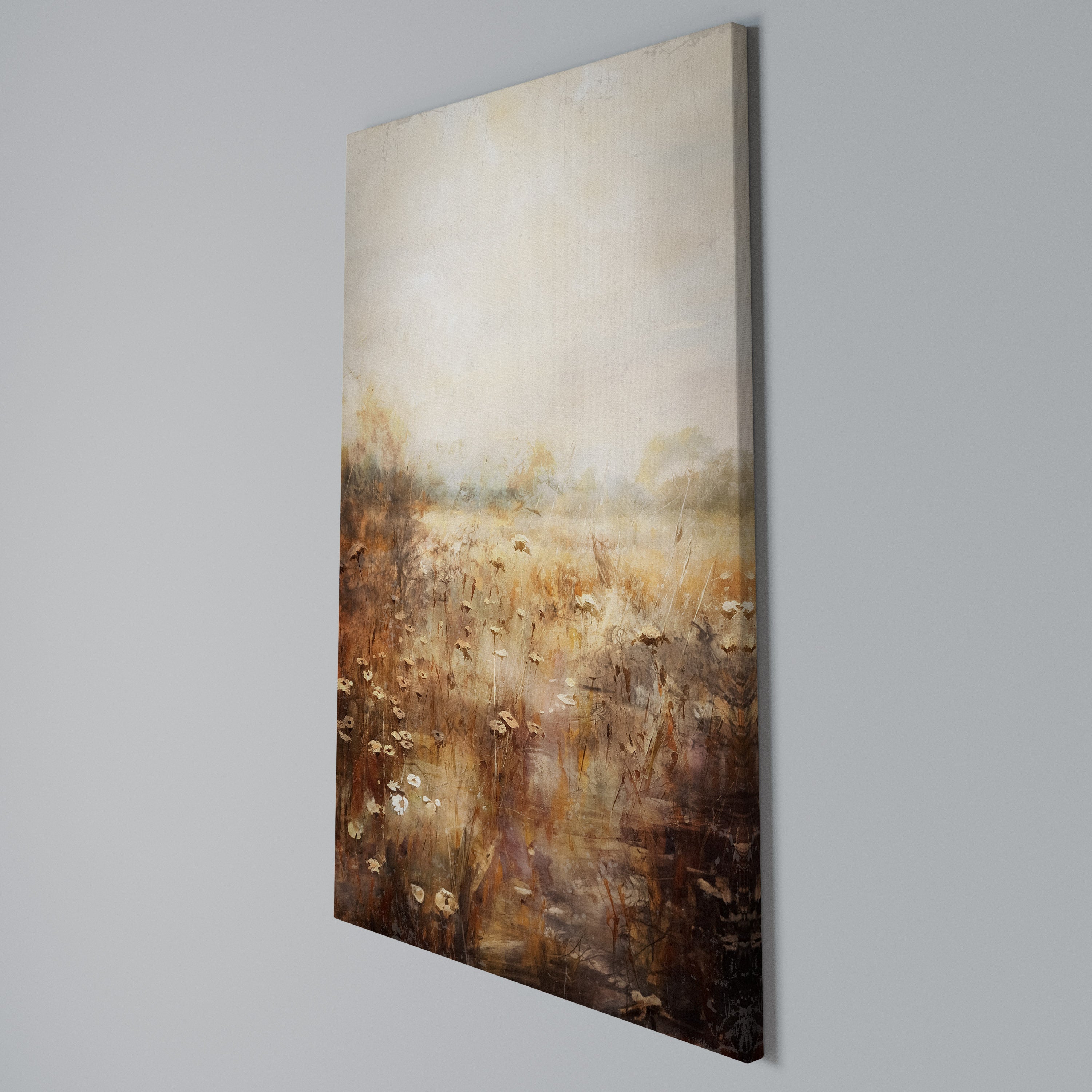 TRANQUIL FIELD Vertical Canvas Print