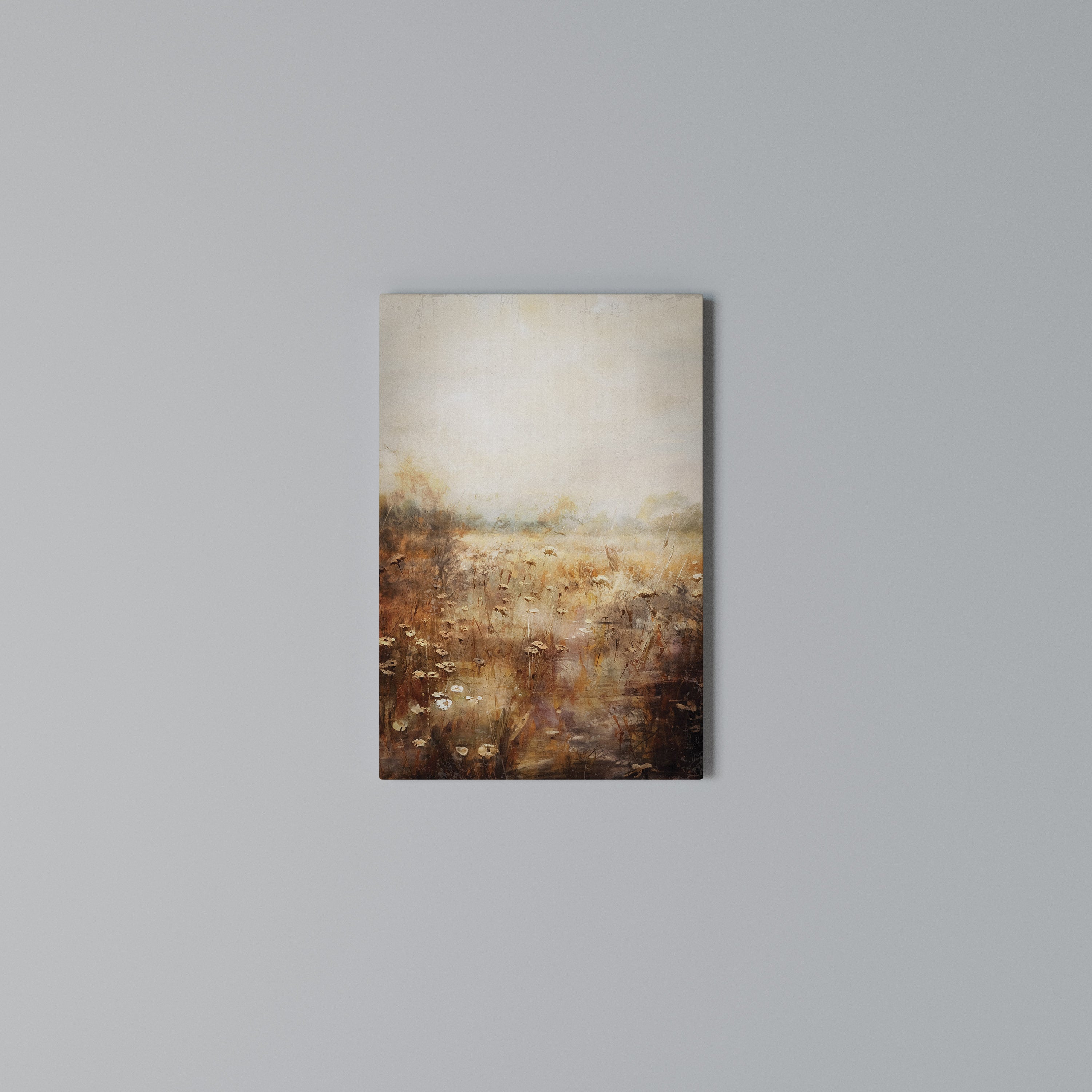 TRANQUIL FIELD Vertical Canvas Print