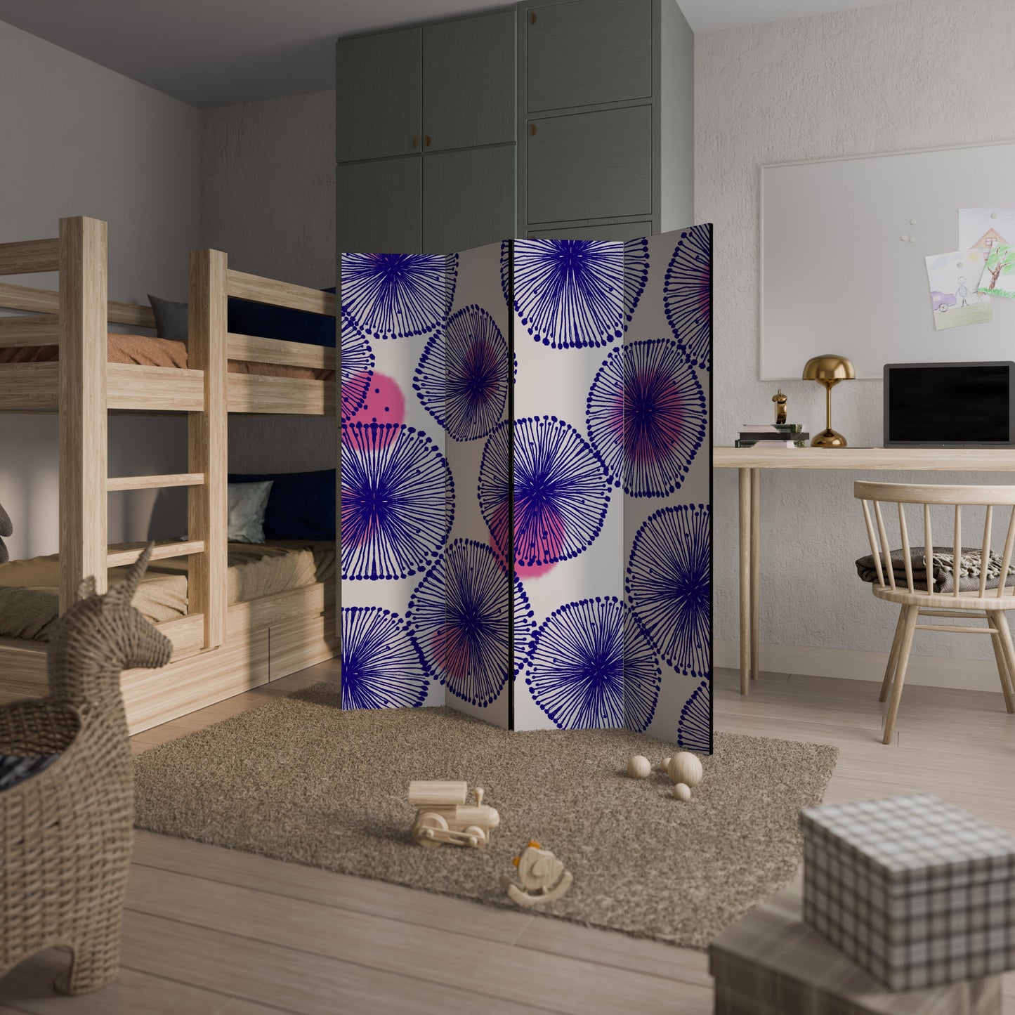 MAGIC NATURE Decorative 4-Panel Room Divider