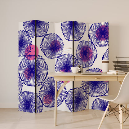 MAGIC NATURE Dekorativ rumsavdelare med 5 paneler
