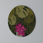 TROPICAL BEAUTY Round Wall Art