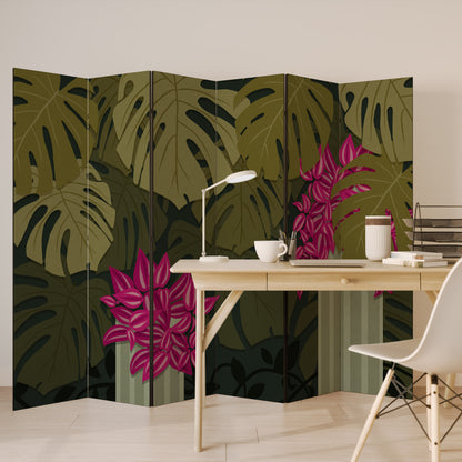 TROPICAL BEAUTY Rumsavdelare 6 paneler