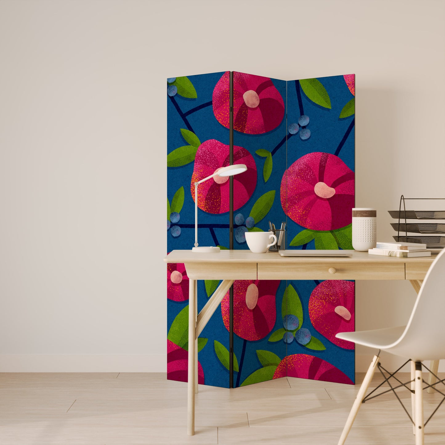 SPRING THOUGHTS Decorative 3-Panel Room Divider