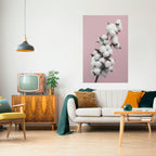 COTTON CLOUDS WHISPER Vertikal affisch med självhäftande mönster