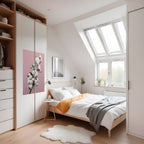 COTTON CLOUDS WHISPER Vertikal affisch med självhäftande mönster