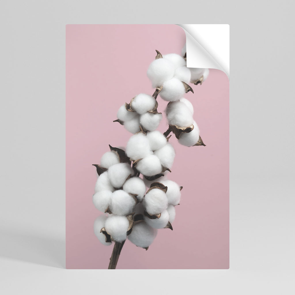 COTTON CLOUDS WHISPER Vertikal affisch med självhäftande mönster