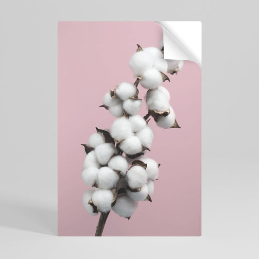 COTTON CLOUDS WHISPER Vertikal affisch med självhäftande mönster